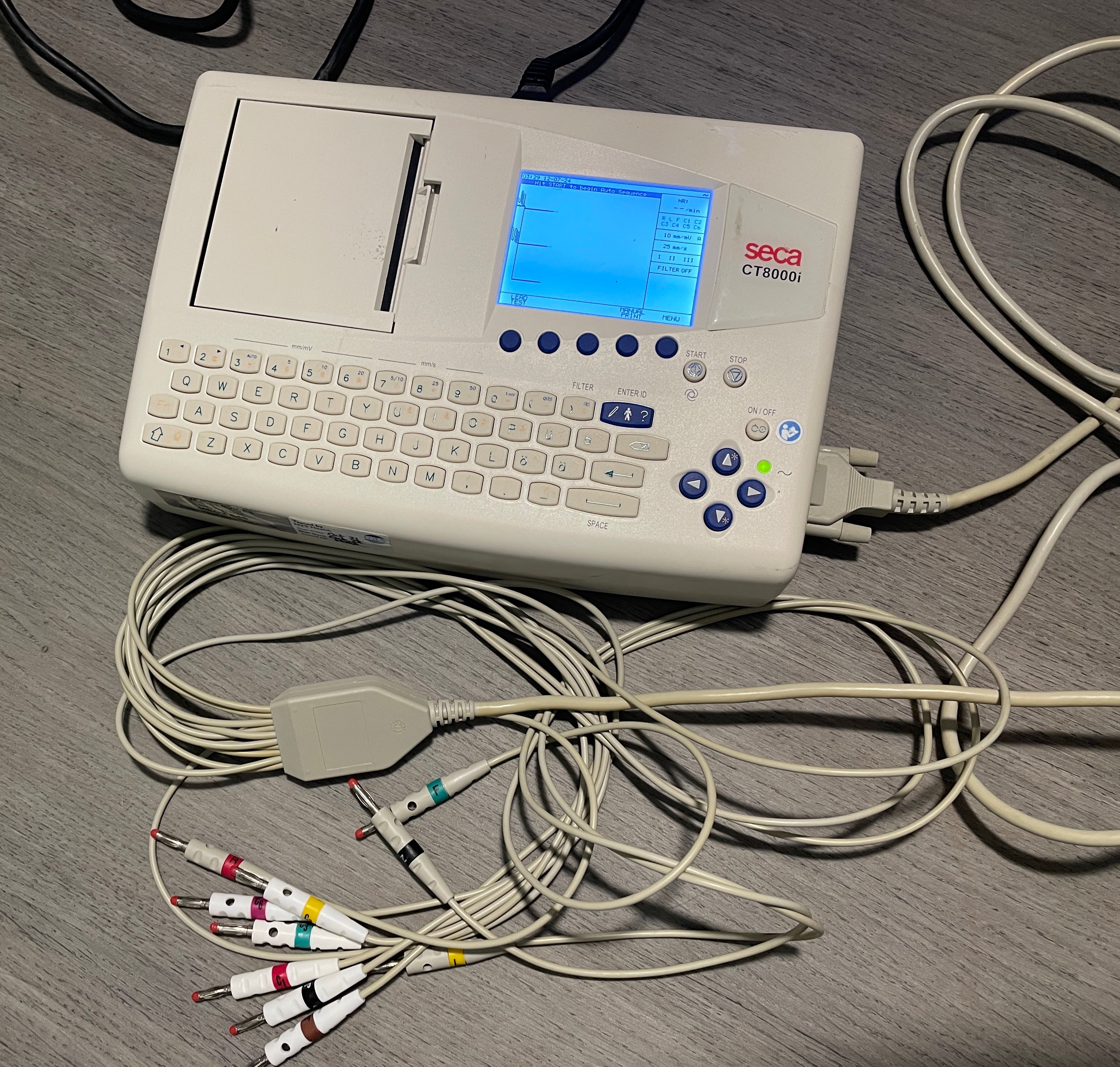 Seca CT8000i ECG avec câbles inclus